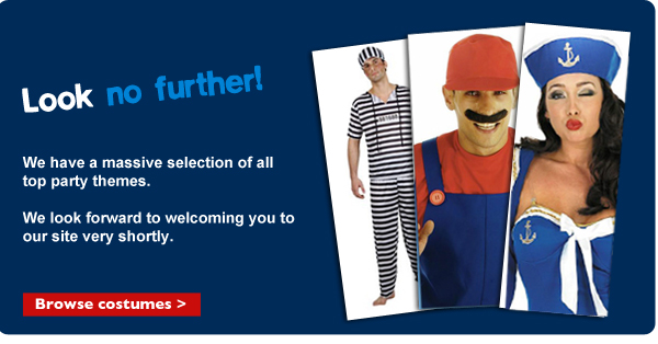 Look
no further! We have a massive selection of all top party themes. Browse
costumes
